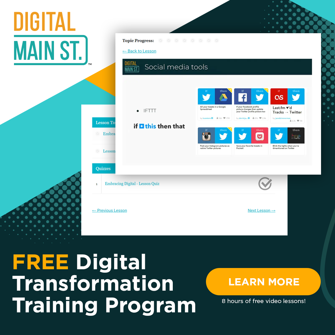 Digital Main Street - Free Digital Transformation Program