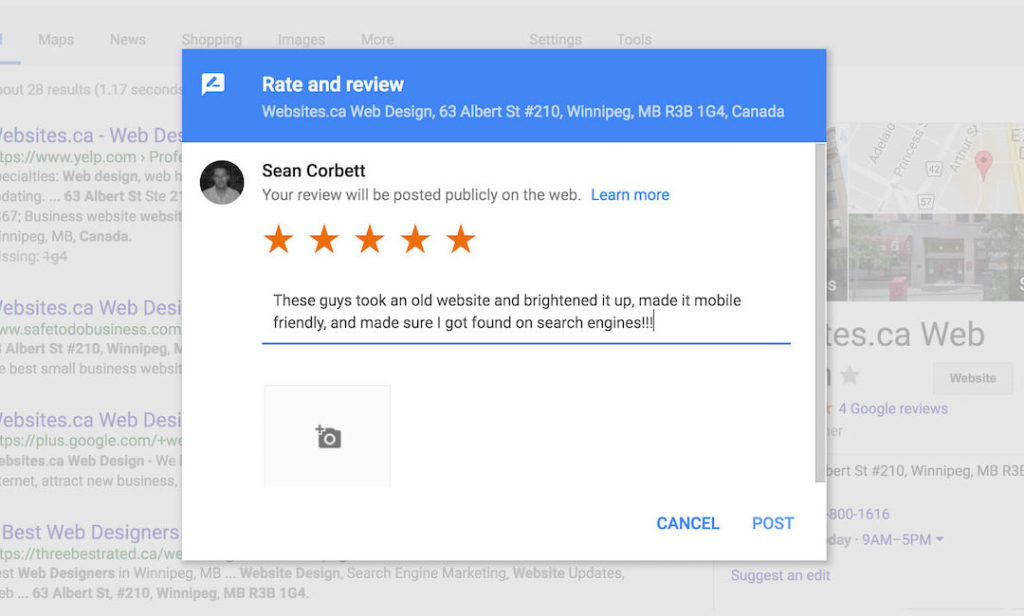 my google reviews