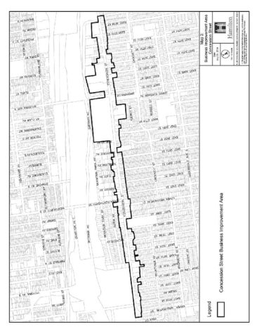 Concession Street BIA Boundary Map thumbnail