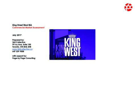 King Street West BIA Commercial Market Analysis thumbnail