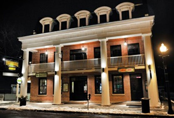 A historical building in Downtown Dundas