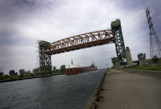 Lift bridge in Hamilton