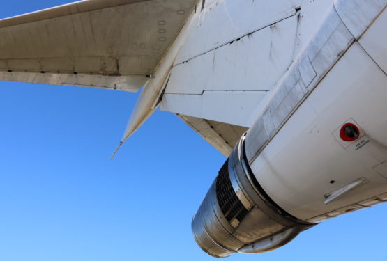 Tail of a jet
