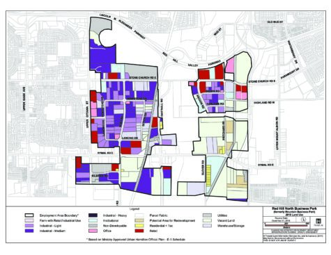 2018 RedHill Employment Land Map and Tables thumbnail