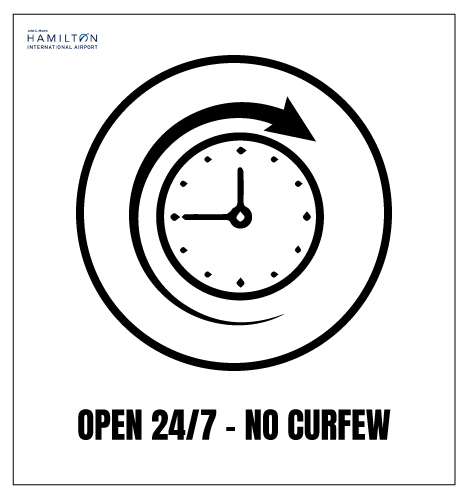 open 24/7 no curfew