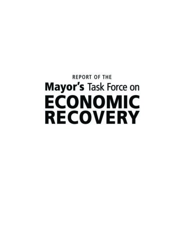 Mayor's Task Force on Economic Recovery - Report DEC2020 thumbnail