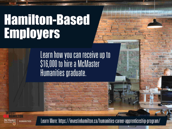 Ad image for McMaster Apprenticeship Program