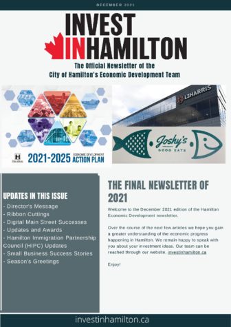 December 2021 - InvestinHamilton Newsletter thumbnail