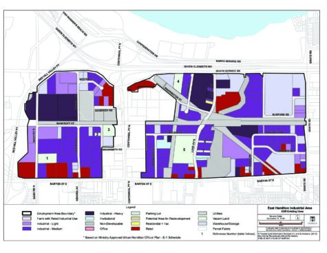 2020 East Hamilton Industrial Area Land Use Maps and Tables thumbnail