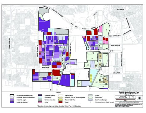 2020 Red Hill North Business Park Land Use Maps and Tables thumbnail