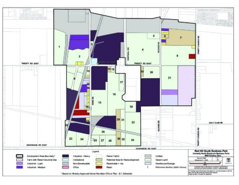 2020 Red Hill South Business Park Land Use Maps and Tables thumbnail