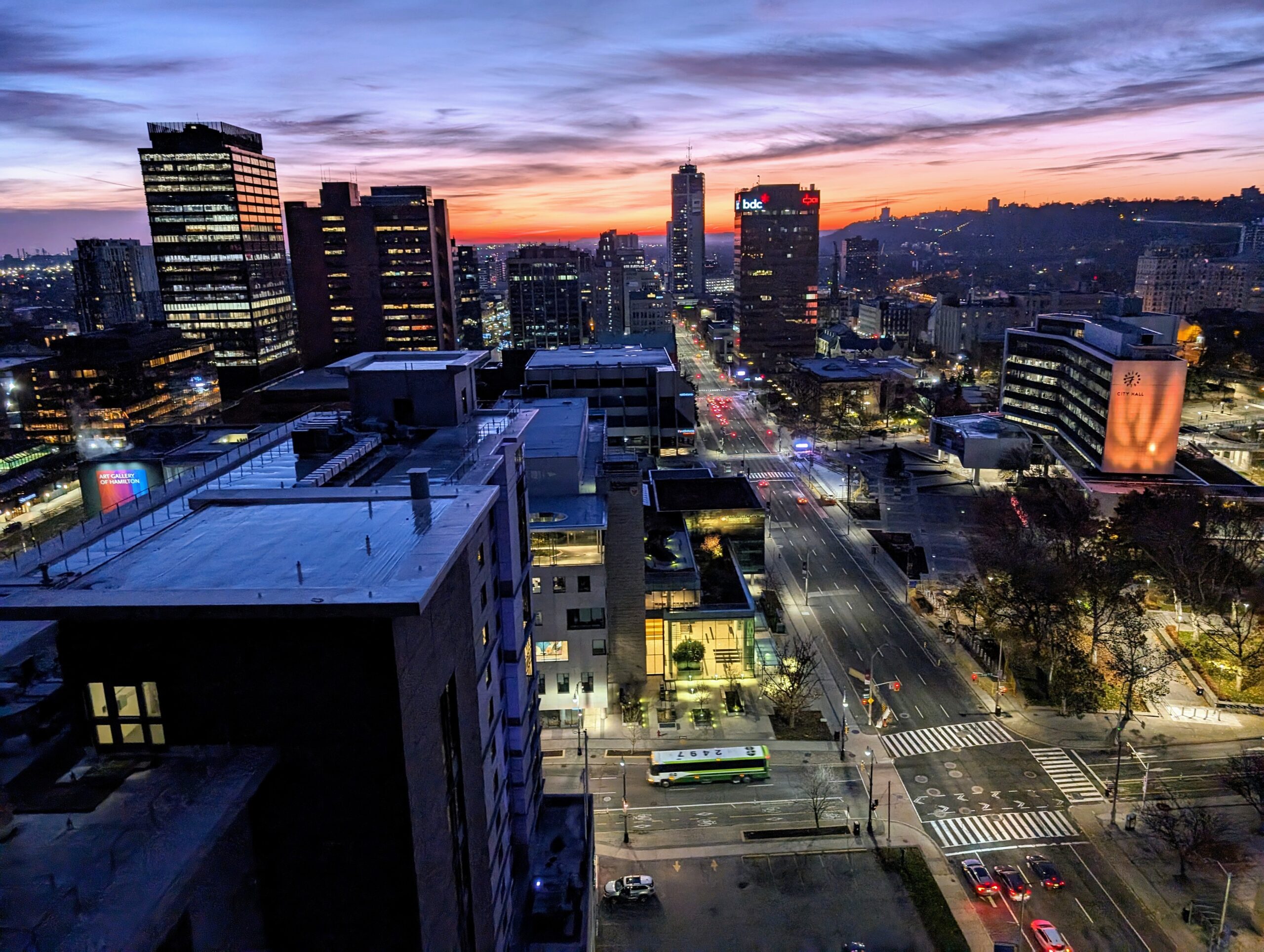 Hamilton Ontario Skyline