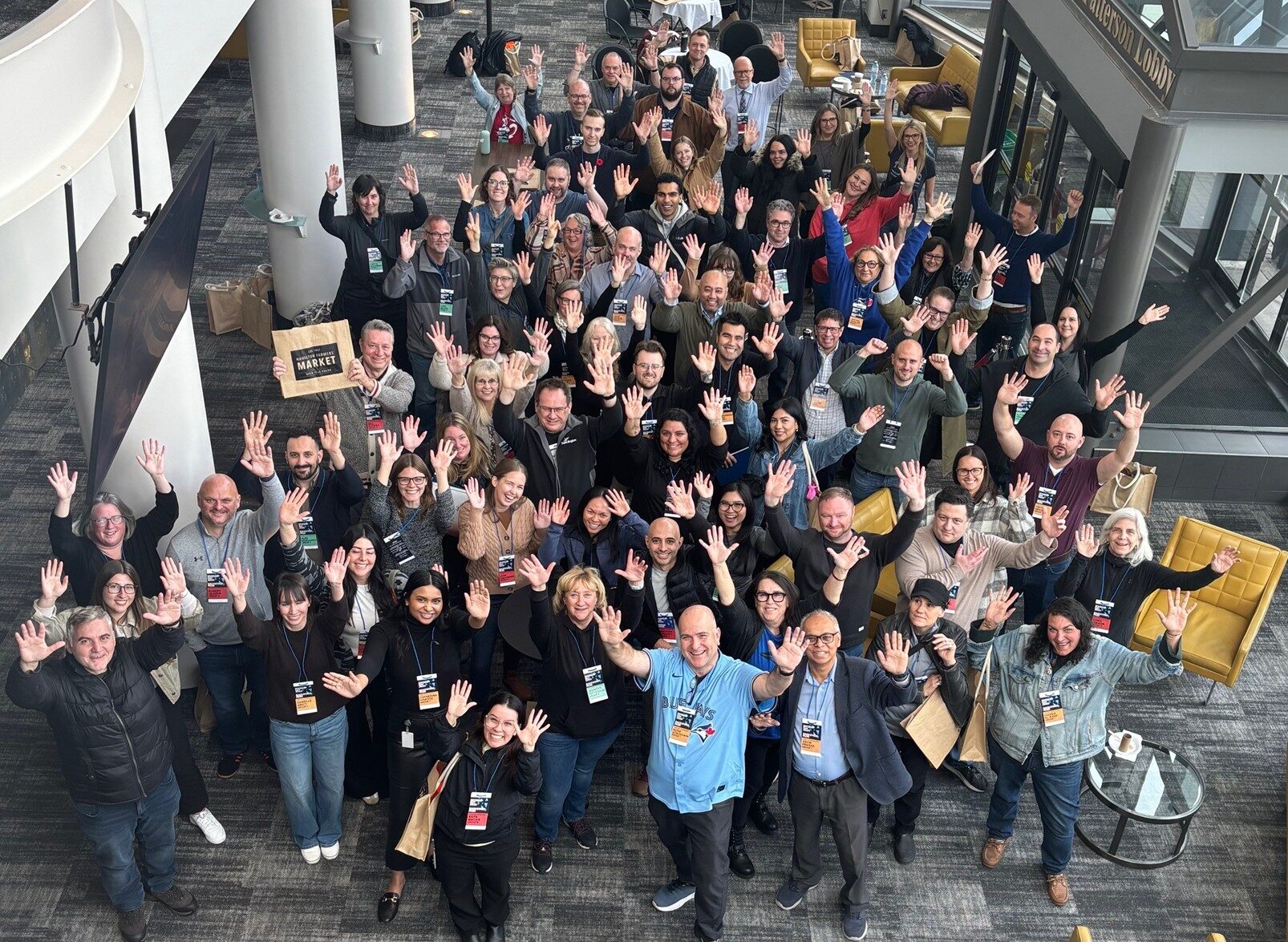 The Economic Development Division poses for a group photo