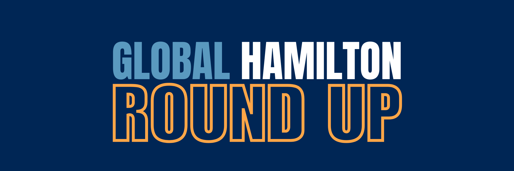 The Banner for the Global Hamilton Roundup
